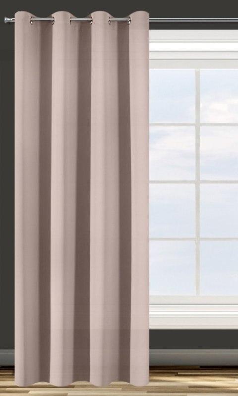 Vorhang PARISA rosa 135x250 Ösen