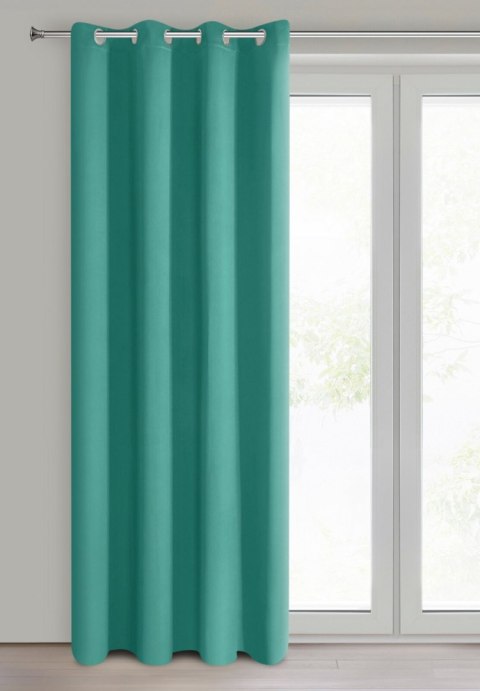 Vorhang PARISA türkis 135x250 Ösen