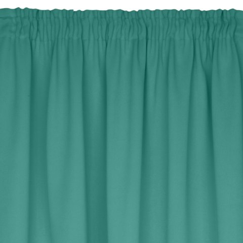 Vorhang PARISA türkis 135x270 Kräuselband