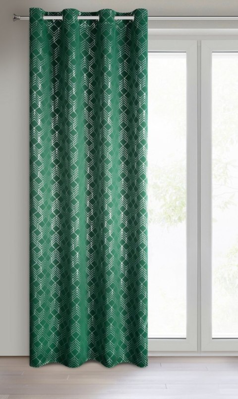 Vorhang POLI ZI silber 140x250 Ösen