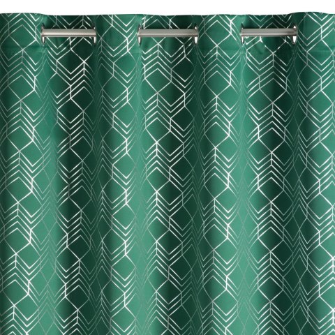 Vorhang POLI ZI silber 140x250 Ösen