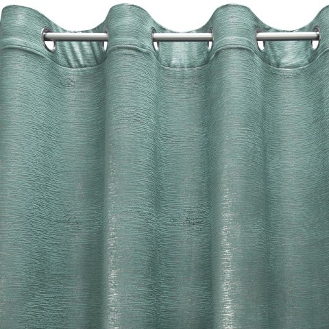 Vorhang MABEL türkis 140x250 Ösen