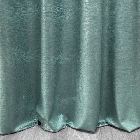 Vorhang MABEL türkis 140x250 Ösen