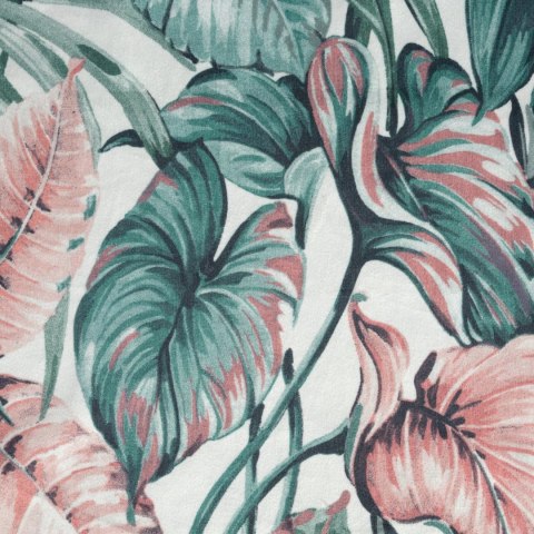 Vorhang MADERA weiß grün 140x250 Ösen