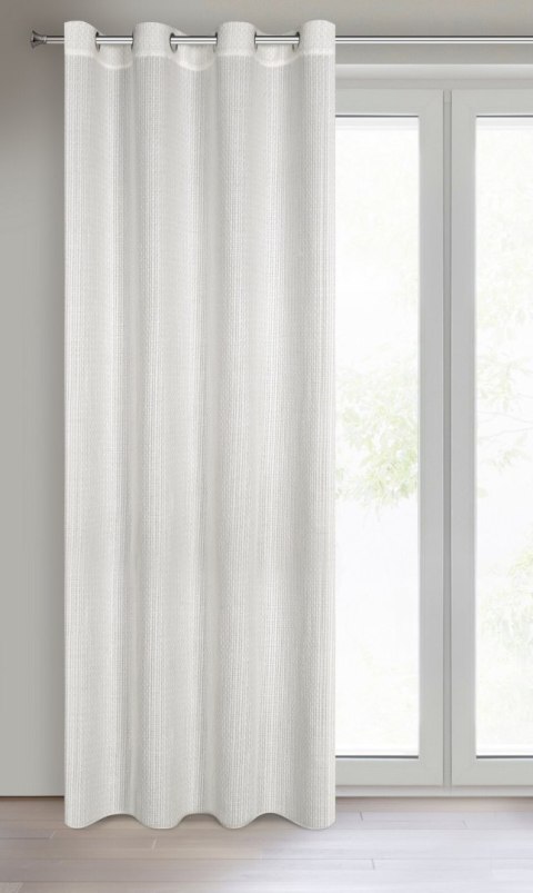 Vorhang MADISON weiß 140x250 Ösen