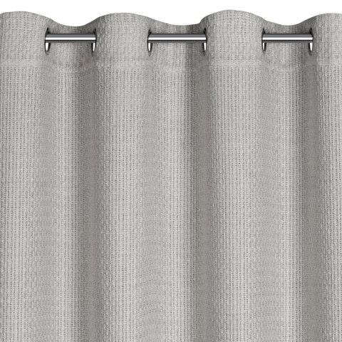 Vorhang MADISON silber 140x250 Ösen