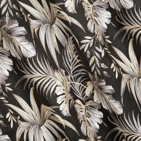 Vorhang MAGI schwarz beige 140x250 Ösen