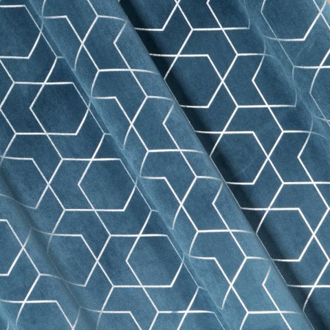 Vorhang MANDI dunkelblau 135x250 Ösen