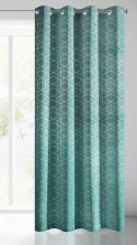 Vorhang MANDI türkis 135x250 Ösen