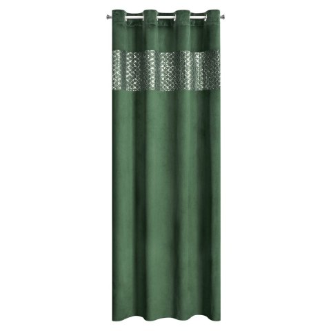 Vorhang MARGOT dunkelgrün 140x250 Ösen