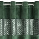 Vorhang MARGOT dunkelgrün 140x250 Ösen