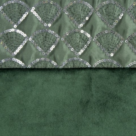 Vorhang MARGOT dunkelgrün 140x250 Ösen