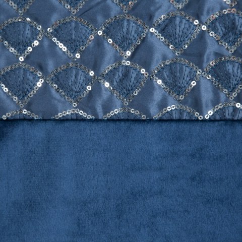 Vorhang MARGOT dunkelblau 140x250 Ösen