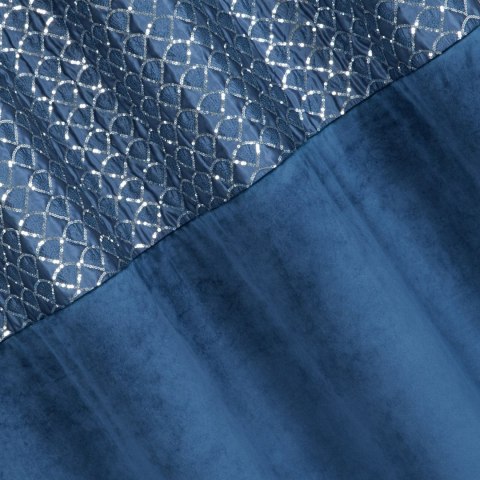 Vorhang MARGOT dunkelblau 140x250 Ösen