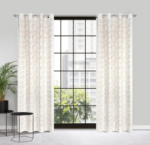 Vorhang MARIGOLD weiß Z 140x250 Ösen