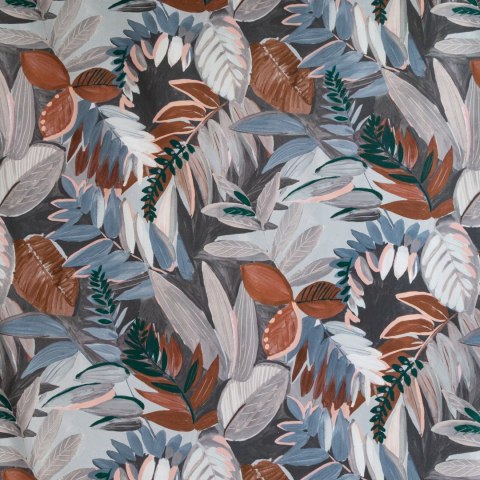 Vorhang MARILA stahl RU 140x270 Ösen