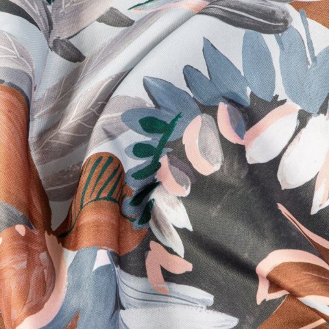 Vorhang MARILA stahl RU 140x270 Ösen