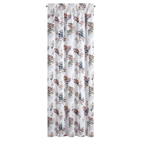 Vorhang MARINA weiß stahl 140x270 Kräuselband