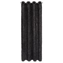Vorhang MARION 1 schwarz 140x250 Ösen