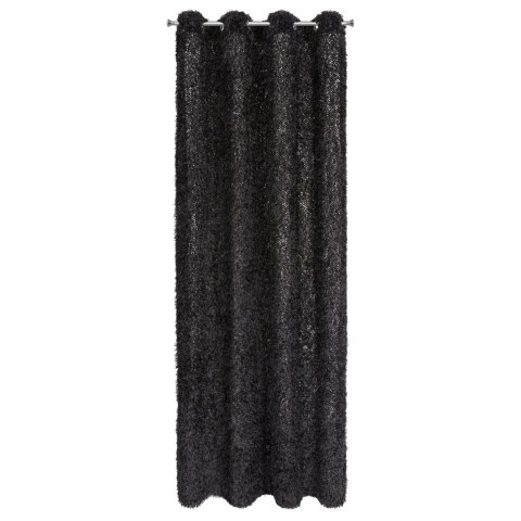 Vorhang MARION 1 schwarz 140x250 Ösen