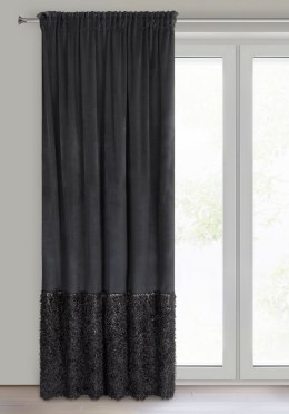 Vorhang MARION 2 schwarz 140x270 Kräuselband