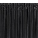 Vorhang MARION 2 schwarz 140x270 Kräuselband