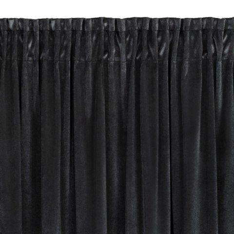 Vorhang MARION 2 schwarz 140x270 Kräuselband