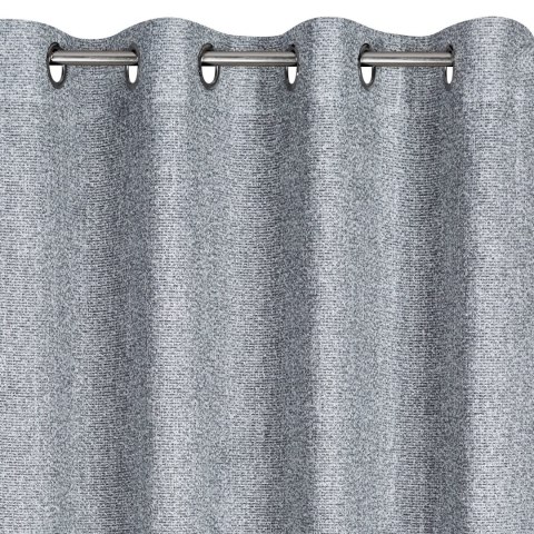 Vorhang MEGAN silber 140x250 Ösen