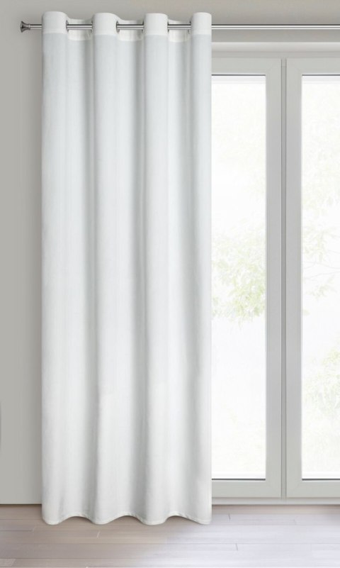 Vorhang MELANIE weiß 140x250 Ösen