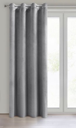 Vorhang MELANIE silber 140x250 Ösen