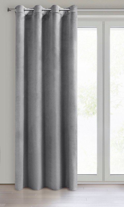 Vorhang MELANIE silber 140x250 Ösen