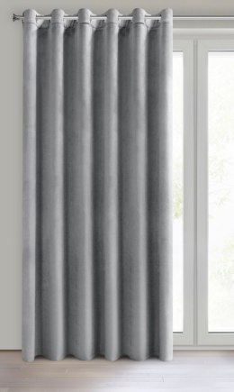 Vorhang MELANIE silber 215x250 Ösen