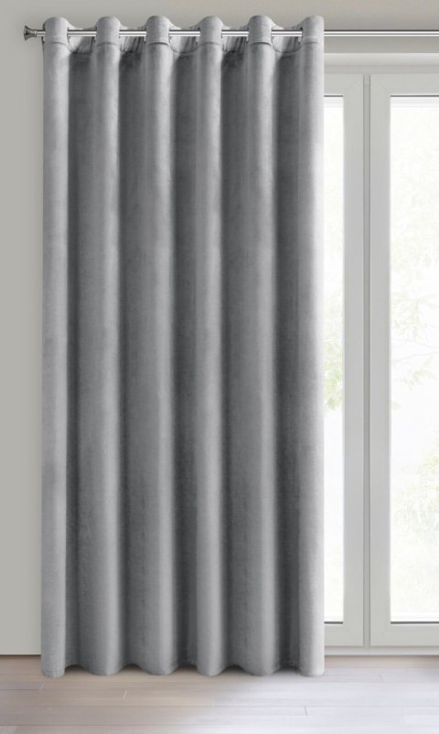 Vorhang MELANIE silber 215x250 Ösen