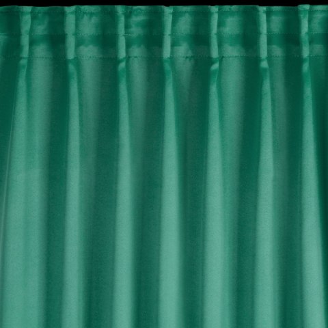 Vorhang MILAN dunkelgrün 140x300 Kräuselband FLEx