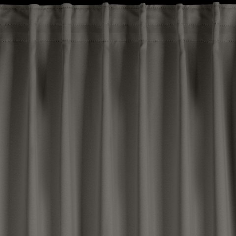 Vorhang MILAN graphit 140x300 Kräuselband FLEx