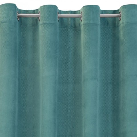 Vorhang MILO türkis 140x250 Ösen