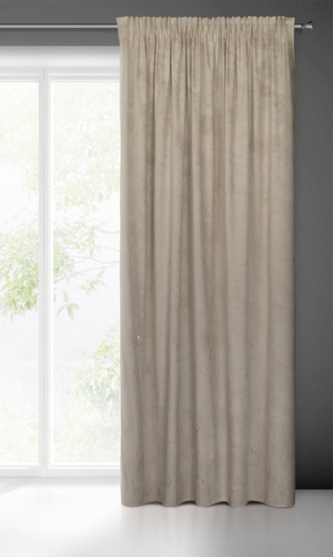 Vorhang NADIA beige gold 140x300 Kräuselband