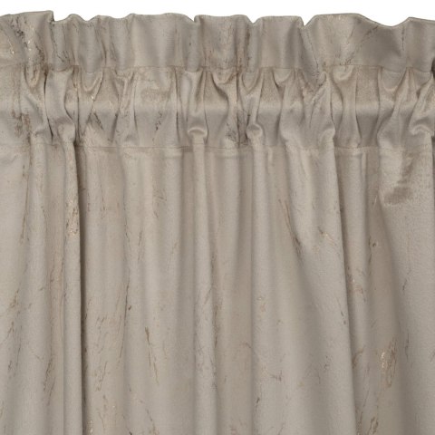 Vorhang NADIA beige gold 140x300 Kräuselband