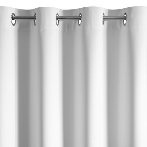 Vorhang NERINA weiß schwarz 140x250 Ösen