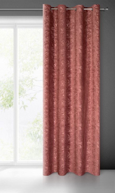 Vorhang OCTAVIA dunkelrosa 140x250 Ösen