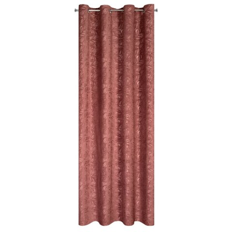 Vorhang OCTAVIA dunkelrosa 140x250 Ösen