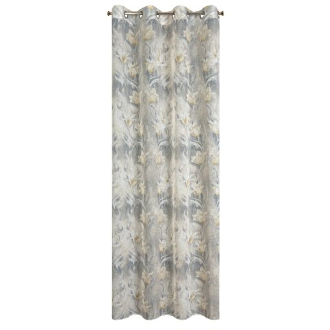 Vorhang OLA silber 140x250 Ösen