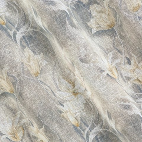 Vorhang OLA silber 140x250 Ösen