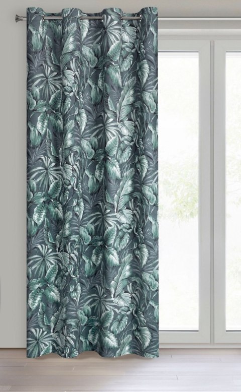 Vorhang PALERMO grün 140x250 Ösen