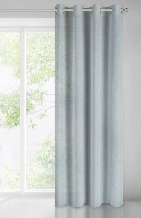 Vorhang PAOLA silber 140x250 Ösen