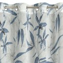 Vorhang PATI blau silber 140x250 Ösen