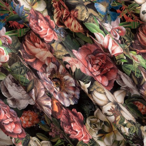 Vorhang PEONIA dunkelrot 140x270 Kräuselband SZEL