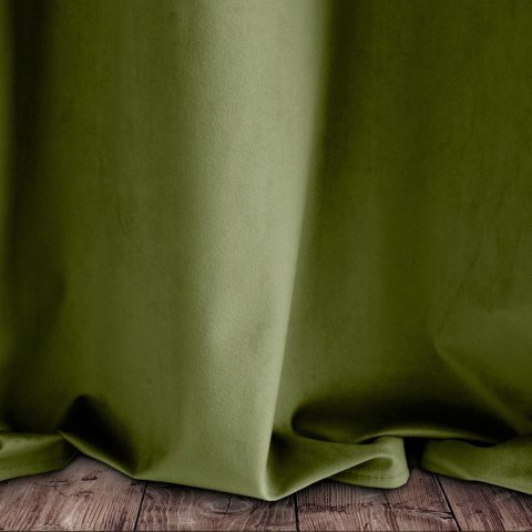 Vorhang PIERRE dunkelgrün 140x250 Ösen