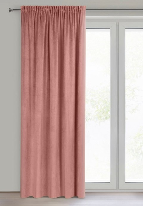 Vorhang PIERRE dunkelrosa 140x300 Kräuselband