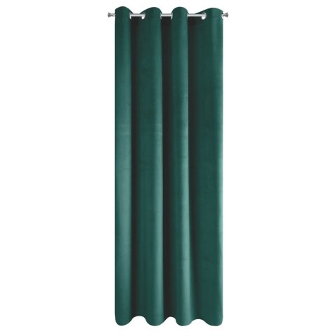 Vorhang PIERRE dunkeltürkis 140x250 Ösen